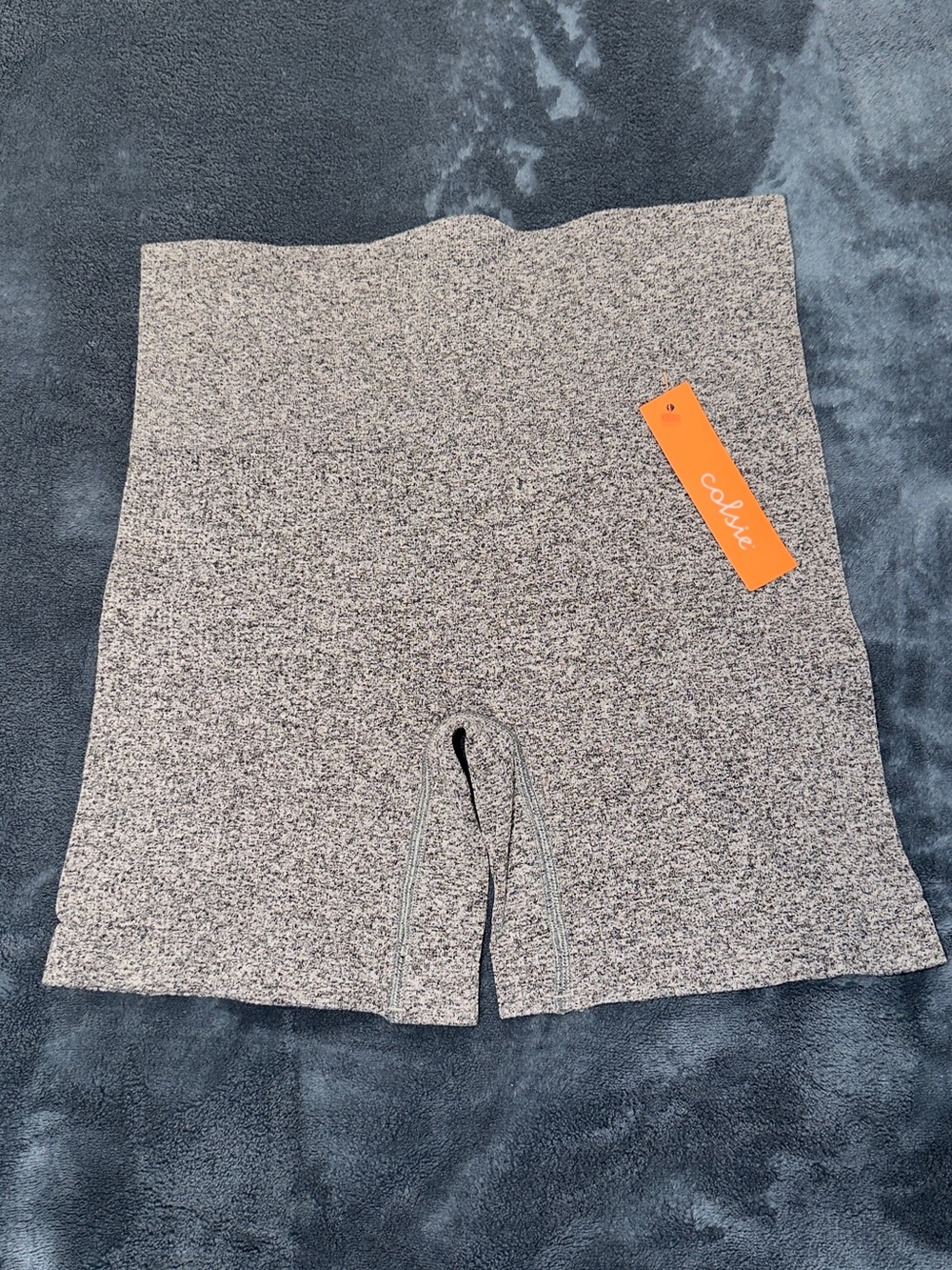 Pack of 2/ Colsie High-Waist Heathered Gray Bike Shorts